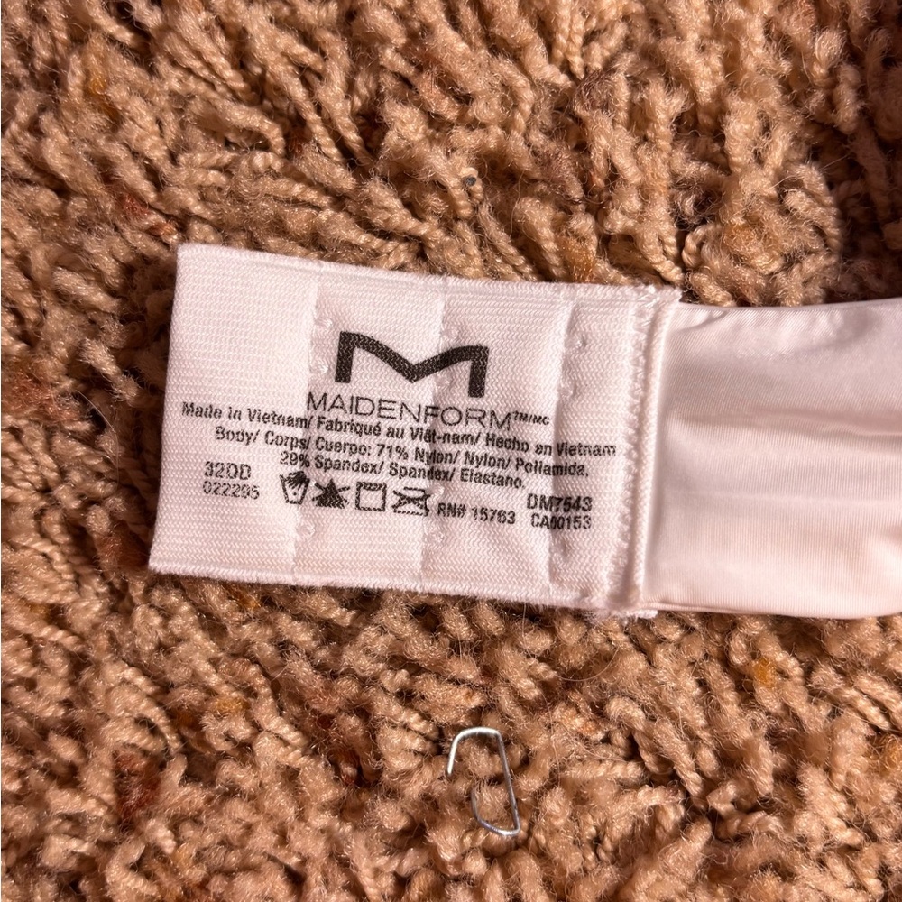 Maidenform White Women's Bra - Picture 3 of 4